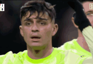 Soccer Player Close Up Score 1 To 0 GIF