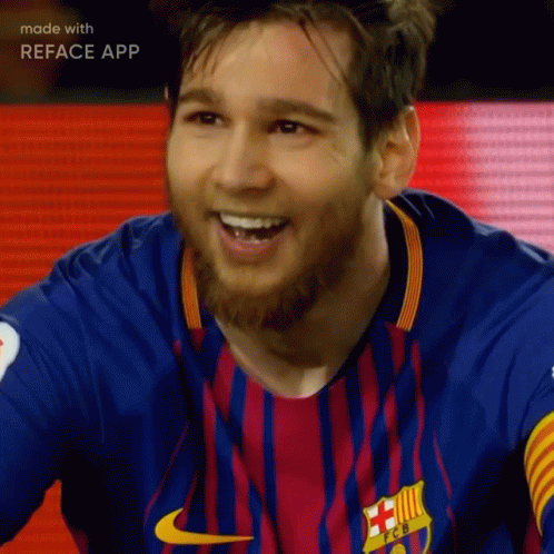 Soccer Player Face Made with Reface App