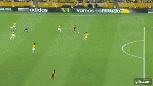 Soccer Player Falling Into Goal