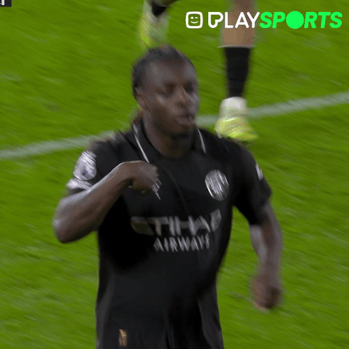 Soccer Player Giving Thumbs Up