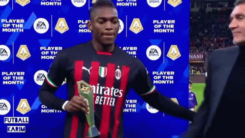 Soccer Player Holding Emirates Better Trophy GIF