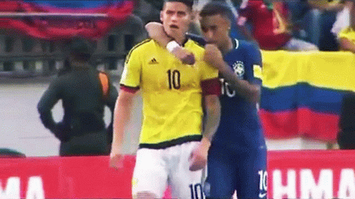 Soccer Player In Adidas Jersey Next To Another GIF
