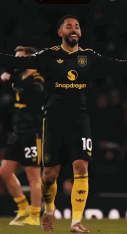 Soccer Player in Black Jersey with Snapdragon