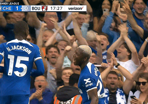 Soccer Player in Blue Jersey 15