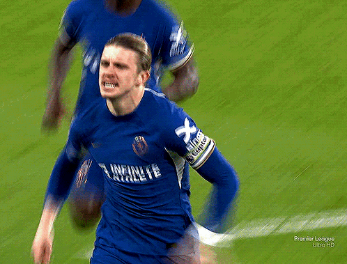 Soccer Player in Blue Jersey 'Infinite Athlete