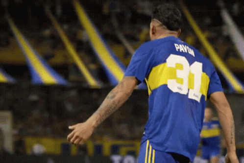 Soccer Player In Blue Jersey Number 31 GIF