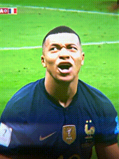 Soccer Player In Blue Jersey Number 5 GIF