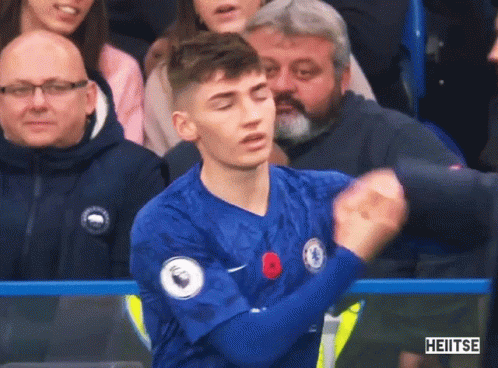 Soccer Player In Blue Jersey With Poppy GIF