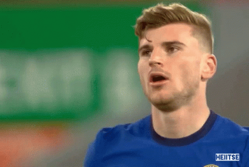 Soccer Player in Blue Shirt