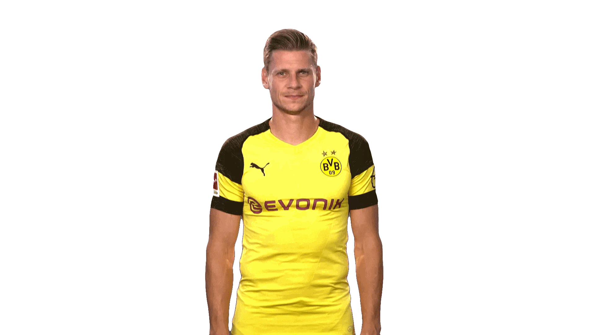 Soccer Player in BVB Jersey