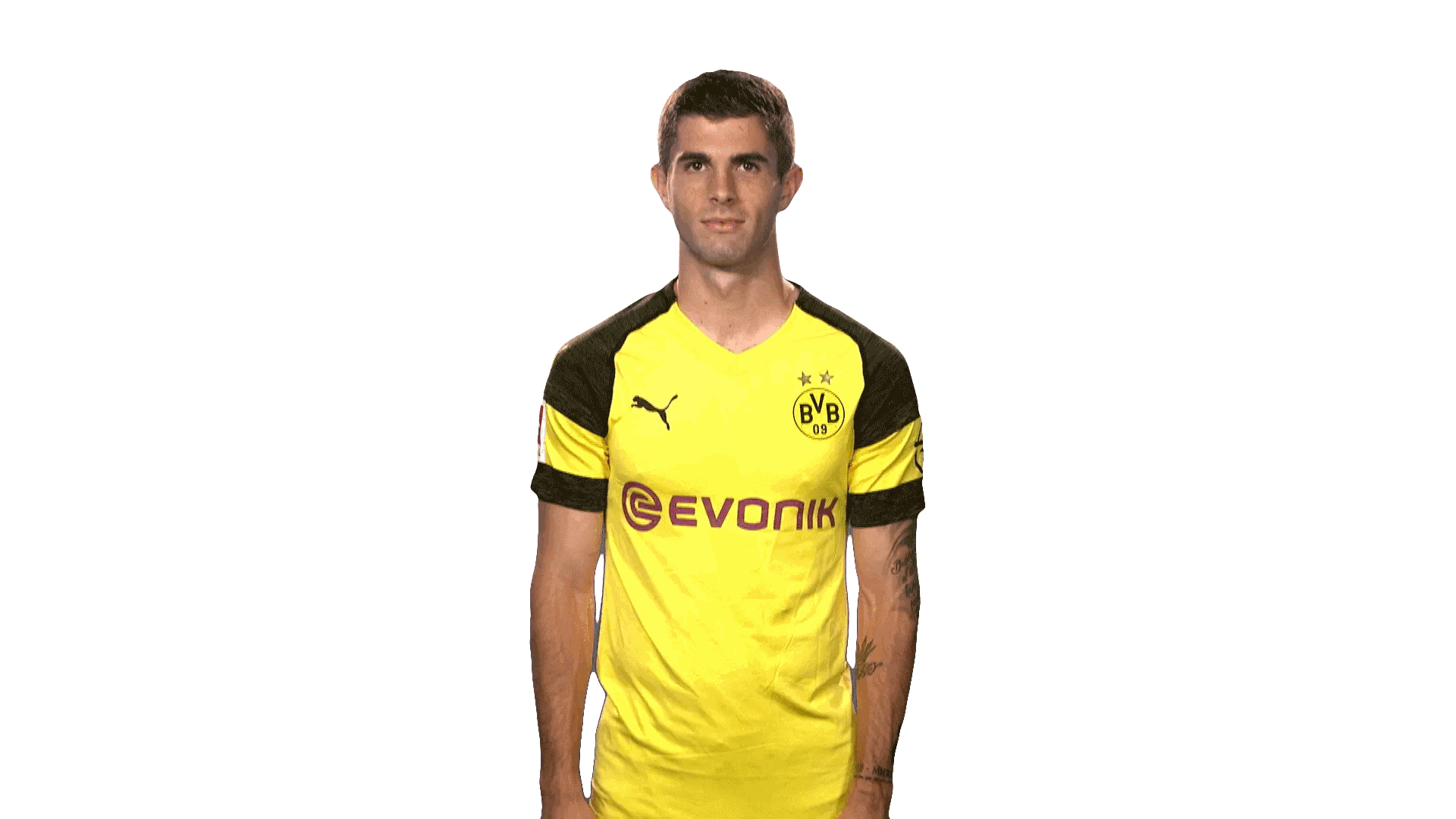 Soccer Player in BVB Jersey