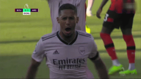 Soccer Player in Emirates Fly Better Jersey