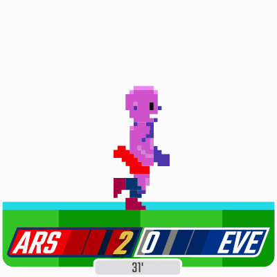 Soccer Player In Emirates Fly Better Shirt GIF