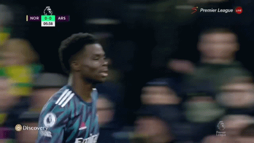 Soccer Player In Emirates Jersey GIF