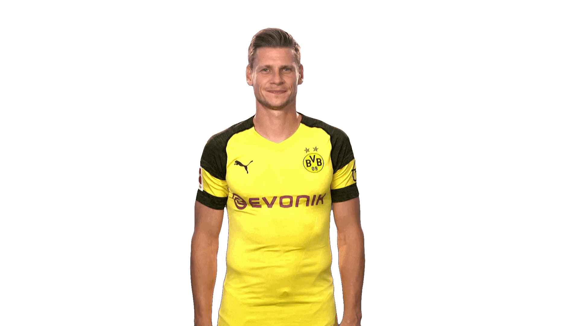 Soccer Player in Evona Jersey