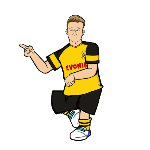 Soccer Player in Evonik Jersey