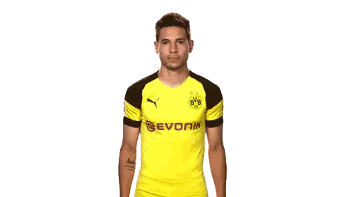 Soccer Player in Evonik Jersey