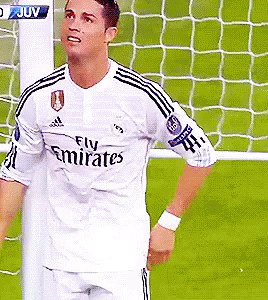 Soccer Player in Fly Emirates Jersey Before Goal