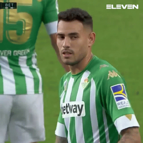 Soccer Player in Green and White Betway Jersey