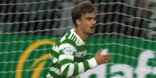 Soccer Player In Green And White Jersey GIF
