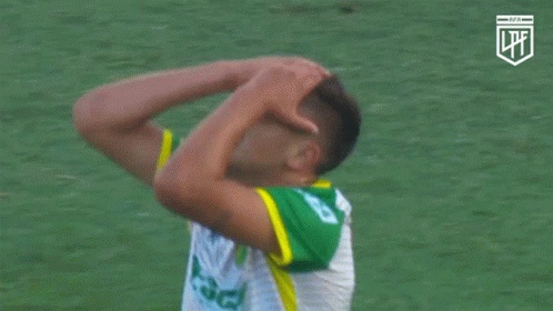 Soccer Player in Green and Yellow Jersey Tscu