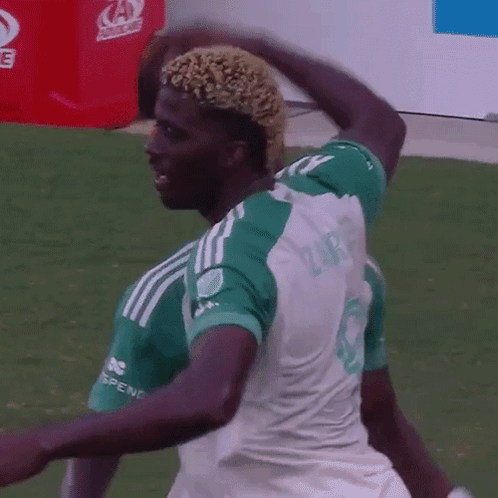 Soccer Player In Jersey Saying Pet GIF