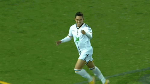 Soccer Player in Jersey With Letter W