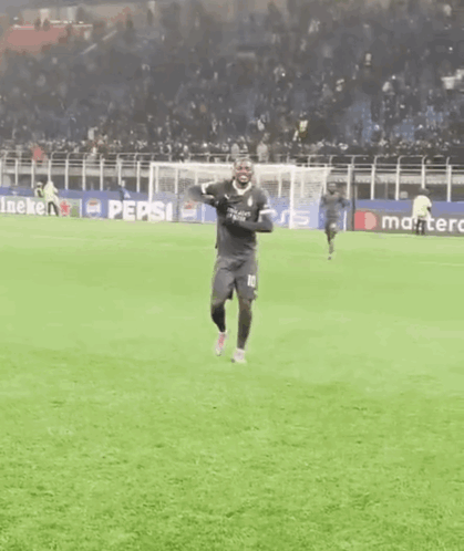 Soccer Player In Number 10 Jersey Dancing GIF