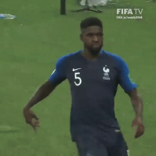 Soccer Player in Number 5 Jersey