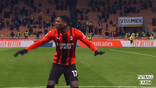 Soccer Player In R. Leao Jersey GIF