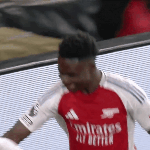 Soccer Player In Red And White Jersey GIF