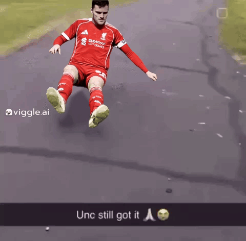 Soccer Player in Red Flying Unc Still Got It