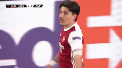 Soccer Player In Red Jersey Fly Emirates GIF