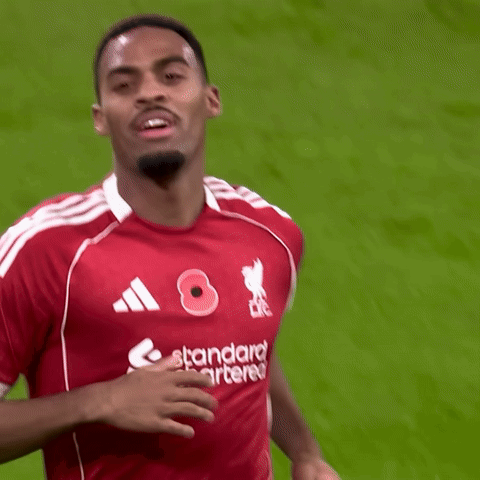 Soccer Player in Red Jersey Number 21