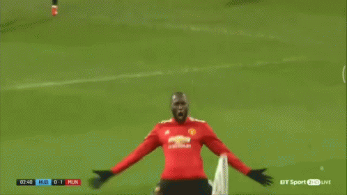 Soccer Player in Red Jersey Number 39