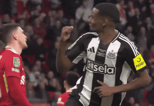 Soccer Player In Red Jersey Saying Standard Chartere GIF