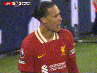 Soccer Player in Red Jersey Standard Chartered