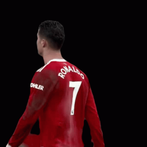Soccer Player in Red Jersey with Teamviewe