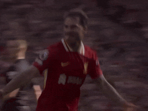 Soccer Player in Red Shirt Number 10