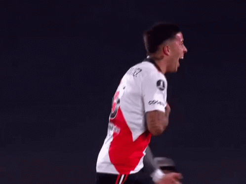 Soccer Player in White and Red Codex Jersey