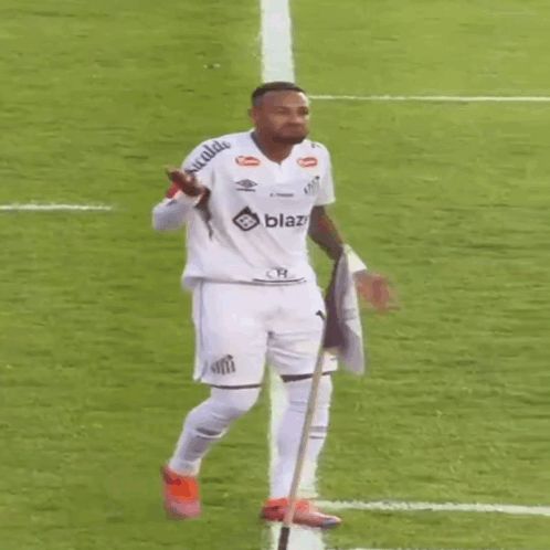 Soccer Player In White Blaz Shirt GIF