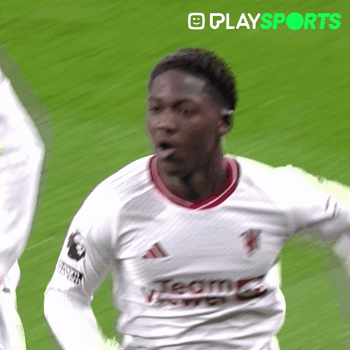 Soccer Player in White Jersey