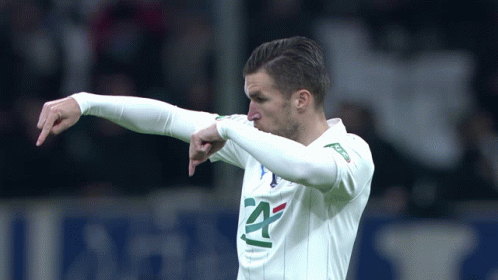 Soccer Player in White Shirt With Letter A