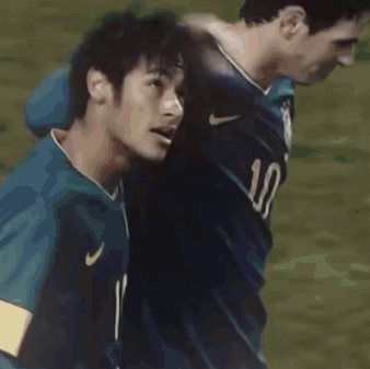 Soccer Player in Yellow Jersey