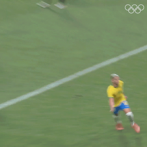 Soccer Player in Yellow Jersey Number 10