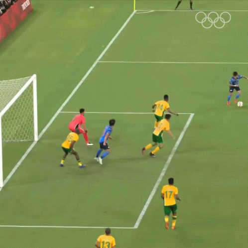 Soccer Player in Yellow Jersey Number 25
