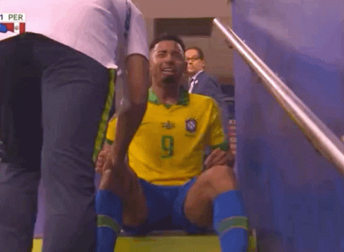 Soccer Player in Yellow Jersey Number 9