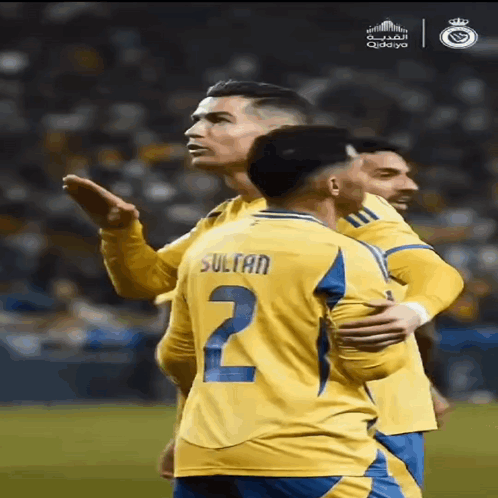 Soccer Player in Yellow Kafd Jersey
