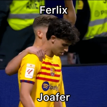Soccer Player in Yellow Shirt Hugging