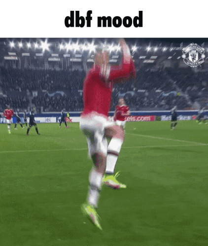 Soccer Player Jumping Dbf Mood GIF